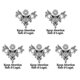 thumbnail image 1 of 5Pcs Uterus Vinyl Die Cut Decal Bumper Stickers Women Abortion Rights Sticker for Window Car Truck Laptop, 1 of 4