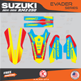 thumbnail image 2 of Kalair GFX Graphics Kit for Suzuki RMZ250 (2014-2016) Evader Series, 2 of 5