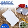 thumbnail image 5 of BAZIC Ruled White Index Cards Poly Cover w/ Ring 3" X 5", 100 Count, Assorted Colors, 24-Pack, 5 of 7