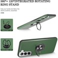 thumbnail image 4 of S22 Plus Case, Samsung Galaxy S22 Plus Case with HD Screen Protector,  [Military Grade] Shockproof Protection Case with 360° Magnetic Ring Holder Kickstand Case for Galaxy S22 Plus, Green, 4 of 16