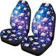 thumbnail image 5 of Uourmeti Car Seat Covers Full Set Full Backrest Polyester, Compatible with Auto Interior Sedan Seats, for Trucks most Cars, Planet Stars, 5 of 10