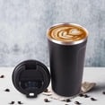 thumbnail image 5 of BoldBlossom Insulated Thermal Coffee Mug Stainless Steel Travel Mug Double Wall Vacuum Insulated Black 8 Hrs Hot 14 Hours Cold Ideal for Personal Corporate Gifting, 5 of 7
