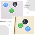thumbnail image 3 of CHICHUMID 12Pcs Portable Trash Recycling Stickers with Clear Symbols for Convenient Waste Sorting Outdoors, 3 of 6