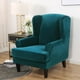 thumbnail image 4 of Funda de muebles con súper elástica, elegante funda de poliéster para asiento de sillón, muebles, decoración para hogar, antideslizante, lavable Verde brillante, 4 of 9