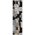 thumbnail image 2 of Addison Rugs Chantille Indoor/Outdoor Transitional Geometric Black Machine Washable Runner Rug, 2'3" x 7'6", 2 of 8