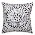 thumbnail image 2 of Creative Products Navy Mandala 16x16 Spun Poly Pillow, 2 of 2