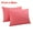 Coral Pink, variant on REGALWOVEN Set of 2 Cotton Pillowcases with Zipper Closure Coffee Color Queen(20"x30")