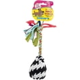 thumbnail image 2 of Schoochie Pet 520 Small Super Squeak Rope Roll Ball Plush Dog Toy, 9 in., 2 of 2