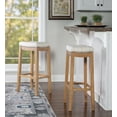 thumbnail image 2 of Tabouret de bar rayé rustique Warren, 2 of 4