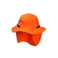 thumbnail image 2 of TopHeadwear 4 Panel Large Bill Flap Sun Hat - Neon Orange, 2 of 2