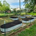 thumbnail image 4 of 4×2×1 ft(4pack)Galvanized Raised Garden Bed Kit, Garden Planting, Outdoor Galvanized Flowerpot Garden Box, Round and Oval Large Metal Vegetable Box., 4 of 11