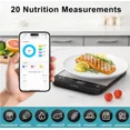 thumbnail image 3 of Ultrean Digital Kitchen Food Scale with Nutritional Calculator, Smart Food Weight Scales Grams and Ounces for Weight Loss, Calorie, Macro, Cooking, Baking, Dieting, with High Precision 0.1g/0.001oz, 3 of 14