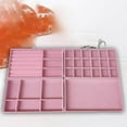 thumbnail image 6 of 4Pcs Jewelry Trays Organizer Multipurpose Space Saving for Ring Bracelet Pink, 6 of 8