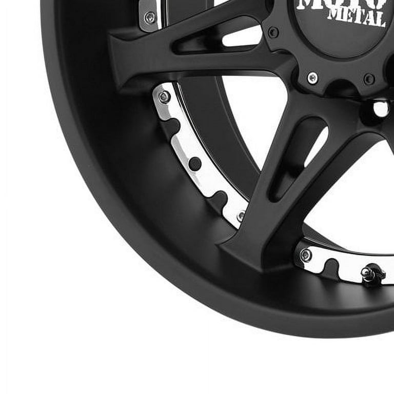 moyashi。 Moto Metal MO961 Satin Black 18x10 8x6.5 -24mm (MO96181080724N