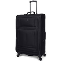 Protege 28" Elliptic 4-Wheel Light Weight Spinner Luggage, Black