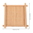 thumbnail image 2 of Chinese Style Travel and Office Mats Set, Household Use, Khaki Color, Compact 13x13x2.5 cm Cushioned Pads, 2 of 8