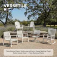 thumbnail image 5 of Ottowood Outdoor Chair Cushions Set of 6, Beige, 22" x 22" - Waterproof Fade Resistant Linen Patio Furniture Seat Pads with Non-Slip Bottom & Removable Cover, 5 of 7