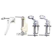Rhewides 4pcs Sewing Machine Presser Feet Set Stitching Quilting Accessories Spare Parts Style 1