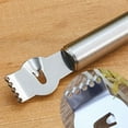 thumbnail image 4 of Qnjujn Stainless Steel Lemon Zester - Professional Grater for Citrus Peels & Cheese - Ergonomic Handle & Easy to Clean - Perfect for Baking, Cocktails & Home Cooking, 4 of 7