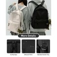 thumbnail image 3 of Mochila BJLFS negra impermeable 24L para mujer y hombre 46x32x14 cm, 3 of 9