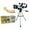 white, variant on 70mm Aperture F300mm Refractor Telescope | 15X-150X Zoom with Barlow Lens & Tripod | Portable Astronomy Kit for Moon, Planets & Nebulae Viewing