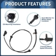 thumbnail image 4 of Sensor de velocidad de rueda ABS frontal derecho Unique Bargains, sensor del sistema de frenos antibloqueo No.30712095 para Volvo XC90 2003-2014, 4 of 7