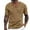 Khaki, variant on European Solid Color Men Casual Versatile Business Foreign Trade Sports Comfortable V Neck Short Sleeved T Shirt Big Tall T Shirts for Men