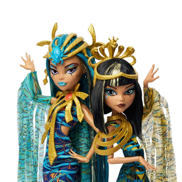 Monster High Mummy Majesties Cleo and Nefera De Nile Collectible
