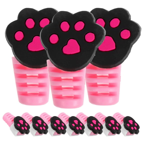 Masteelf 10 Cable Protector Saver Cartoon USB Cable Saver Fixer Protector for Chargers Laptops Computers Cell Phones