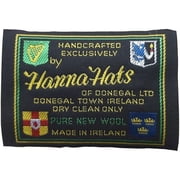 Hanna Hats JP Cap Men's Donegal 100% Irish Wool Tweed Newsboy Irish Flat Hat Made in Ireland