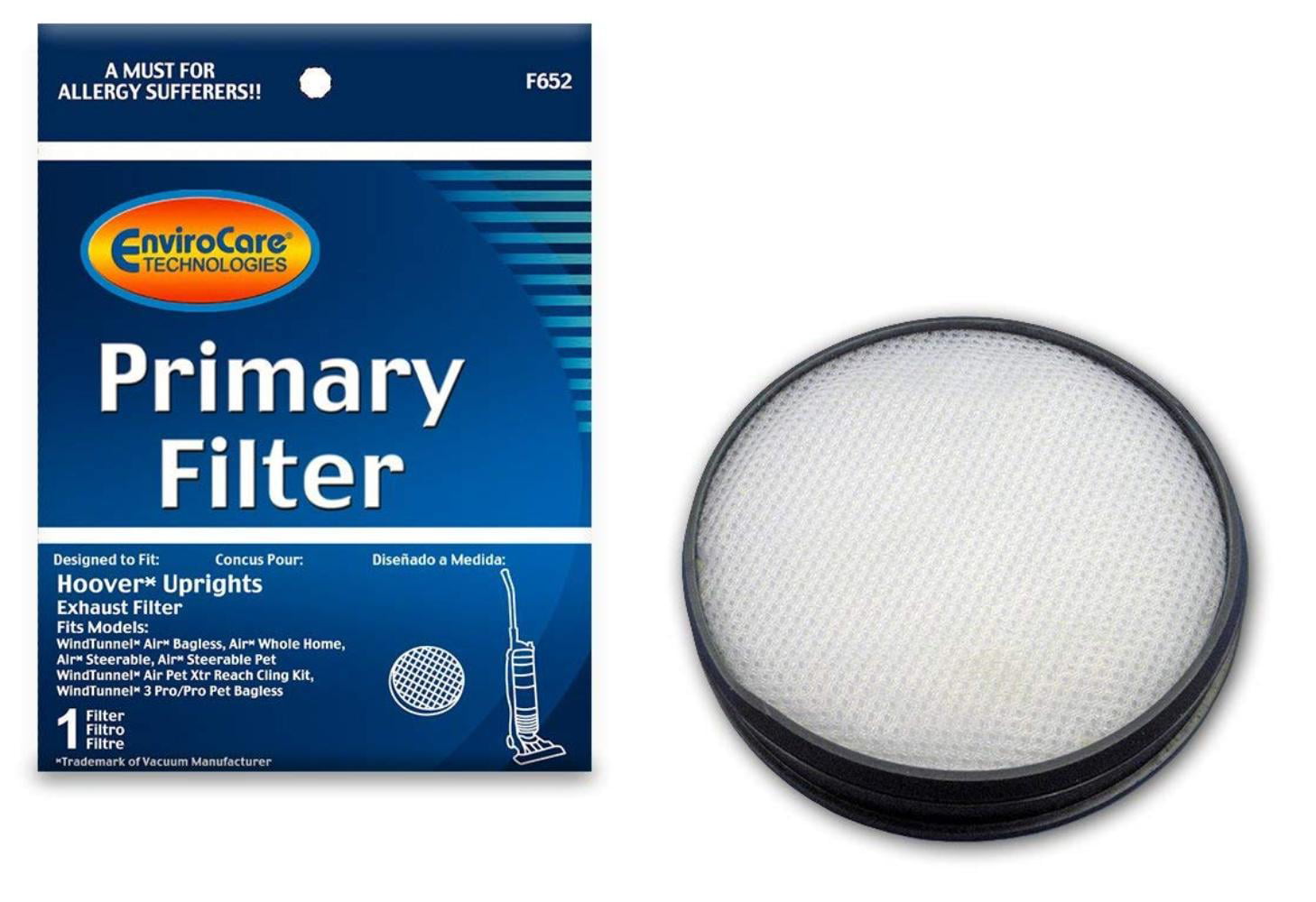 3 Pro Series 2-Pack Washable Primary Filter Assembly for Hoover WindTunnel Air 