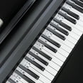 thumbnail image 1 of Etiqueta De Teclado De Piano, Diseño , Transparente, Universal, Aplicación Amplia, Pegatina De Nota De Piano Electrónica De Silicona, Extraíble Para Música, 1 of 7