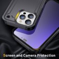 thumbnail image 3 of Hybrid Slim Case for iPhone 14 Pro Max 6.7inch Dual-Layer Soft Shockproof Case Hard PC Back Anti-Fingerprint Anti-Scratch Full Body Rugged Case,Red, 3 of 6