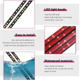 thumbnail image 4 of PIOE-Car LED Strip Light, 24 LEDs RGB Neon Interior Atmosphere Lights, 12V Under Dash Ambient Night Light, Cigarette Lighter Auto Interior Decorative Lamp, Car Accessories (White), 4 of 4