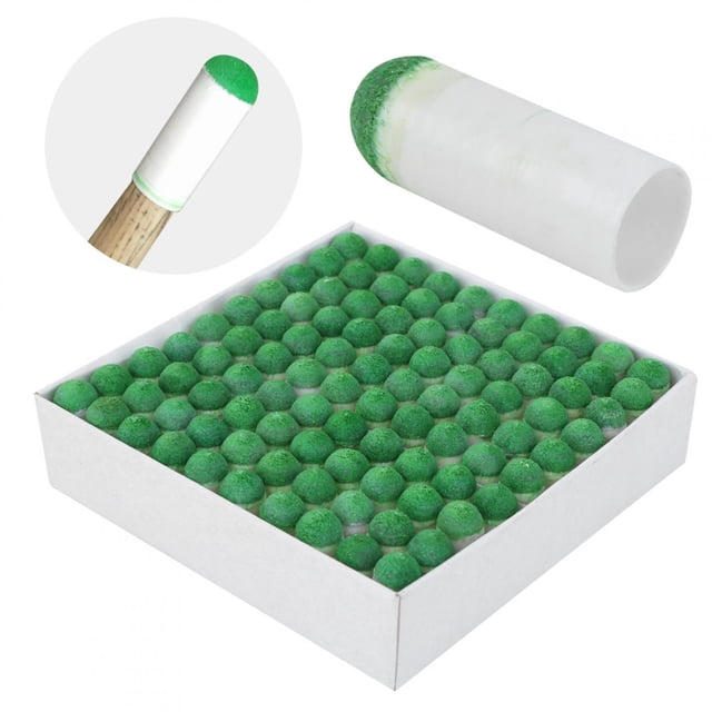 Puntas Para Tacos De Billar, 100 Piezas De Plástico + Cuero Artificial Puntas Para Palos De Billar Puntas Para Tacos De Billar Profesionales Para Hacer