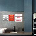 thumbnail image 7 of All Quality Standard Wash Rinse Sanitize Sign Set for 3 Bay Sink - Restaurant and Commercial Kitchen Signs - Easy to Install - Sink Set of 3 - Dark Brown (Medium), 7 of 7