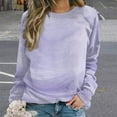 thumbnail image 2 of Sweatshirt For Womens Crewneck Colorful Marble Pattern Hoodies Teen Girls Cute, 2 of 7
