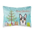 thumbnail image 1 of Caroline's Treasures BB1627PW1216 Almohada decorativa de tela con árbol de Navidad y Corgi tricolor, grande, multicolor Caroline's Treasures BB1627PW1216, 1 of 1