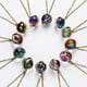 thumbnail image 3 of Collar de cielo estrellado del universo, colgante retro decorativo divertido y hermoso para mujer y hombre (patrón número 11), 3 of 4