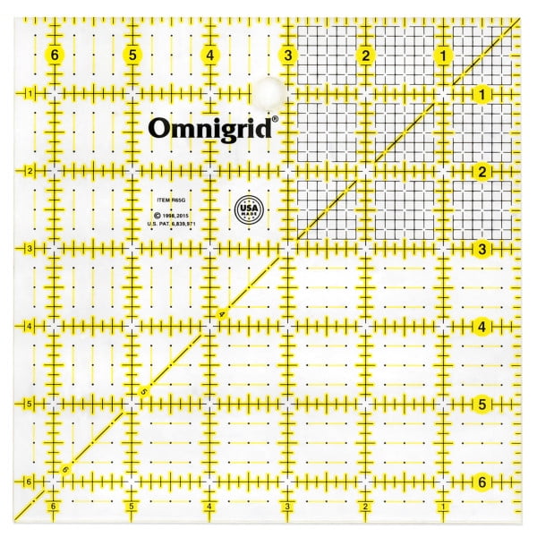Omnigrid Square Quilting Ruler Value Pack (4-1/2", 6-1/2", 9-1/2" & 12-1/2")