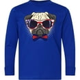 thumbnail image 3 of Inktastic Pug Dog July 4th Patriotic Sunglasses Long Sleeve Youth T-Shirt, 3 of 5