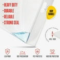 thumbnail image 6 of Shiny Select 10 Gallon Jumbo Storage Bag w/ Handle & Resealable Zipper Top 24x24, 12 Bags – Clear Big Plastic Extra Large XL, 4 Mil Thick Heavy Duty for Linens, Baby Items, Sports Equipment, 6 of 10