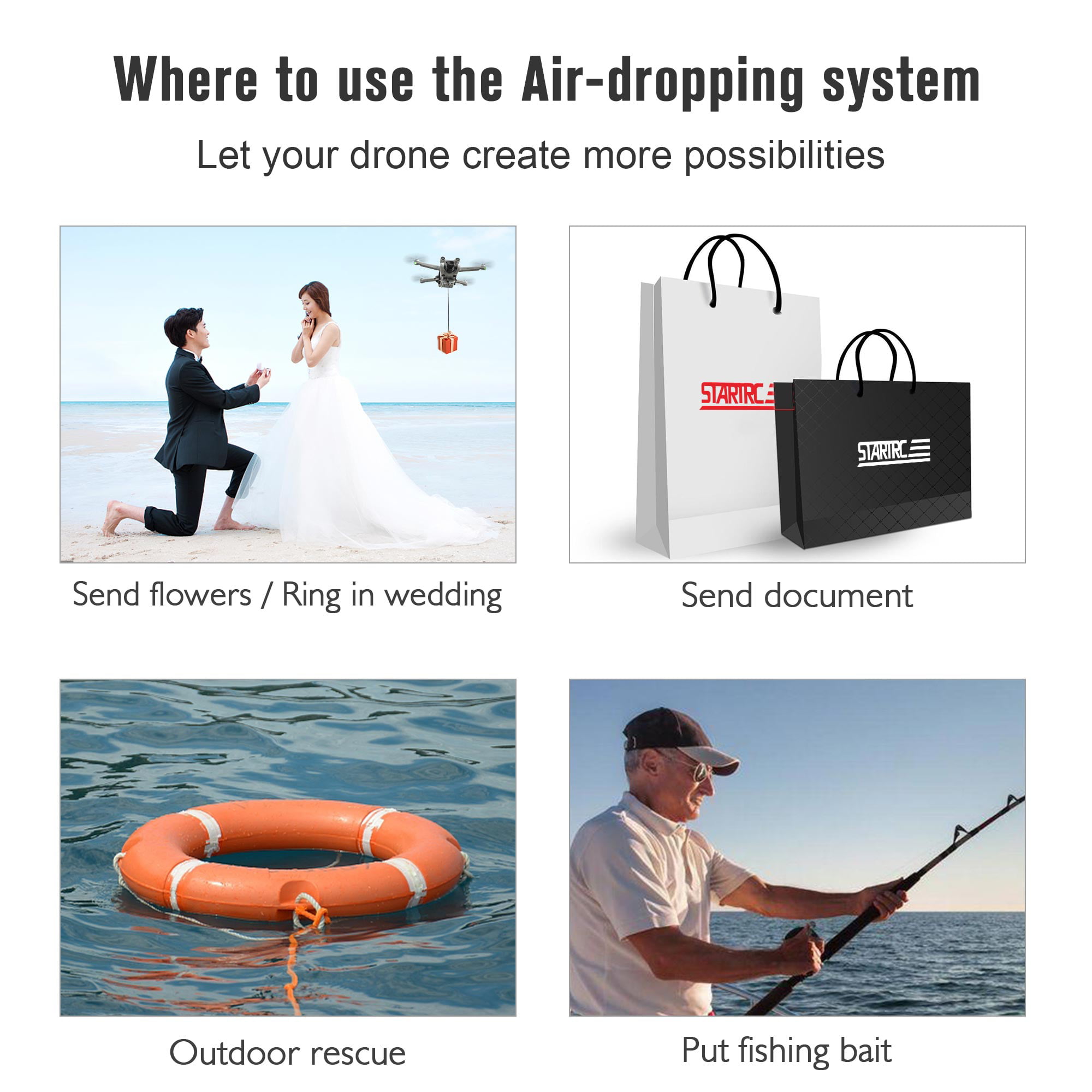  O'woda Airdrop System for Mini 3 Pro, Payload Delivery