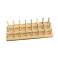 thumbnail image 3 of S SERENABLE Fly Tying Thread Spool Stand 24 Spools Capacity Portable Removable Wooden Sticks Compact Spool Holder Sturdy Thread Organizer, 3 of 9