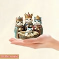 thumbnail image 6 of Costeam Premium Cartoon Nativity Scene Rotating Figurine，Stylish Desktop Decor for Holiday Ambiance, 6 of 7