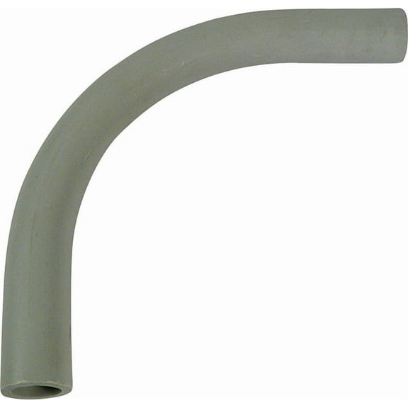 Cantex Conduit Fitting 90 Deg Elbow, 1-1/4 in, Glue, PVC, PVC Coated 5121056