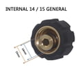 thumbnail image 2 of Adaptador macho de conexión rápida 3/8 a M22 14 15 hembra para lavadora a presión Likrtyny  Accesorios para autos y motos, 2 of 3
