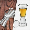 thumbnail image 2 of 3 Pcs Plastic Double-ended Measuring Cup Small Wine Glasses Martini Bartender Jigger Cocktail Tool Shot Ounce, 2 of 6