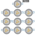 thumbnail image 3 of Bewildely 3*1W LED Luz de techo Foco empotrable Downlight Blanco frío 100-245V Iluminación y accesorios cálido Bewildely HA026101-02, 3 of 6