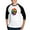 Black/White, variant on CafePress - Vibrant Multicolor Skull - Cotton Baseball Jersey, 3/4 Raglan Sleeve Shirt